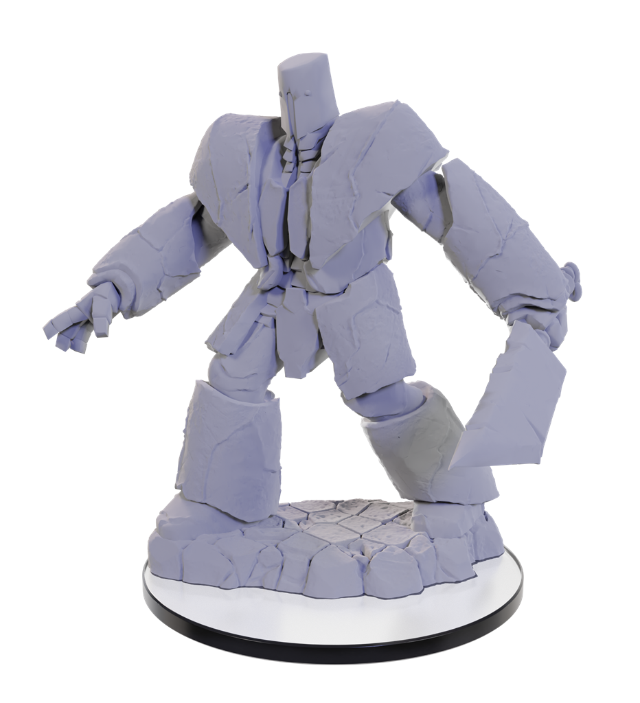 Critical Role Omålade Miniatyrer: Cobalt Golem