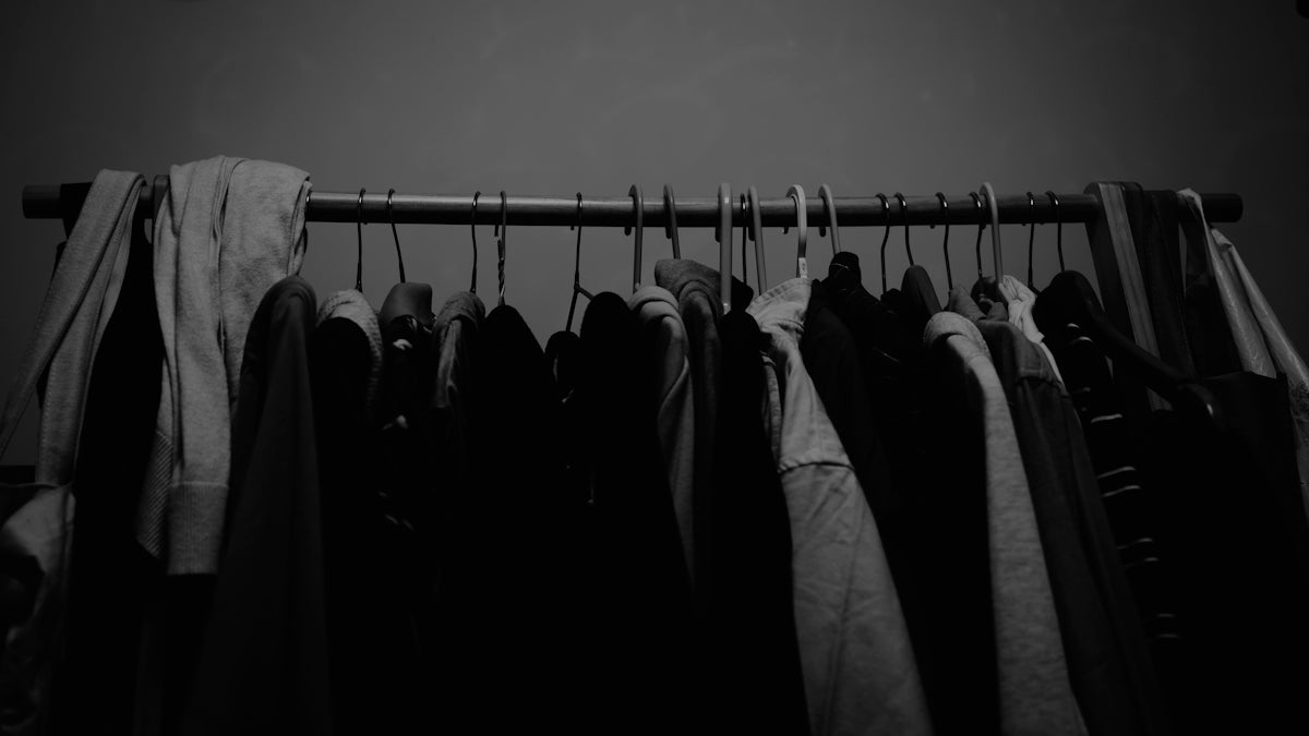 grayscale photography of shirts