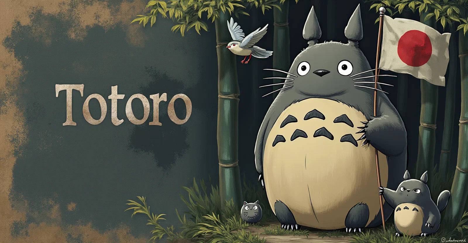 Totoro gosedjur i alla storlekar