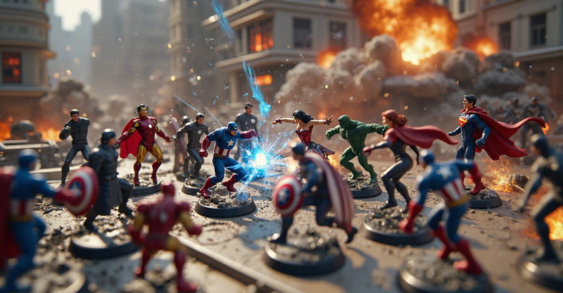 HeroClix – Superhjältestrider på bordet hos Gamedungeon.se