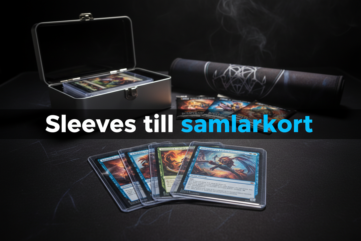 Sleeves till samlarkort – kortskydd för Pokémon, Magic, Yu-Gi-Oh!, Lorcana och TCG