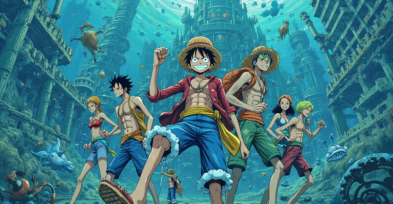 One Piece gosedjur – kramvänliga pirater