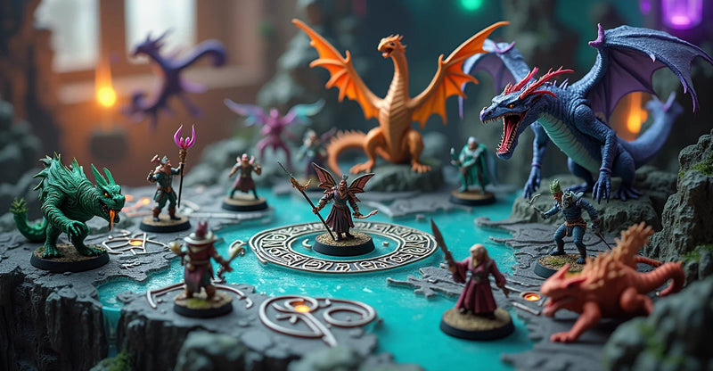 WizKids – Miniatyrer, brädspel och samlarfigurer hos Gamedungeon.se