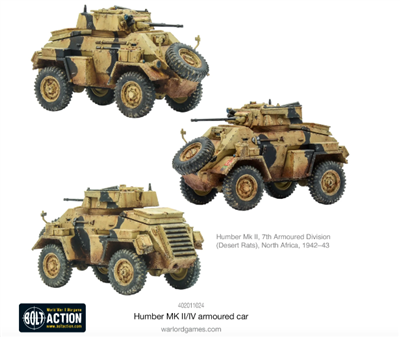 Bolt Action - Humber MK II/IV Pansarbil Warlord Games