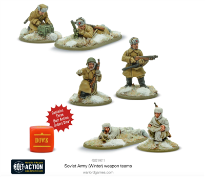 Bolt Action - Sovjetisk Armé (Vinter) Vapenteam Warlord Games