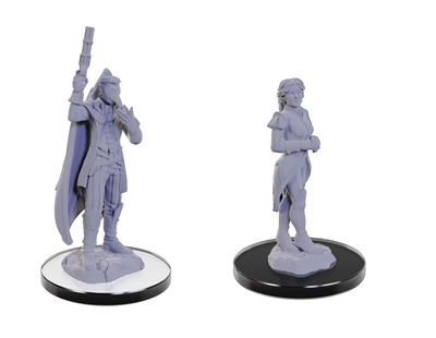 Critical Role Unpainted Miniatures: Percival & Cassandra de Rolo WizKids/NECA
