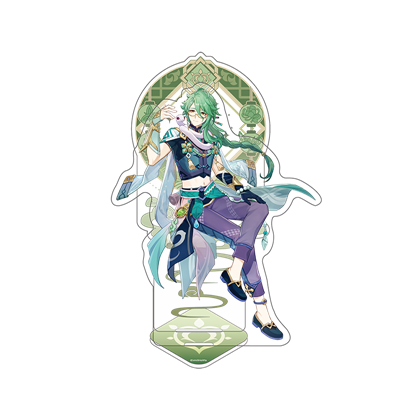 Genshin Impact - Baizhu Acryl Figur - 14cm Sakami Merchandise