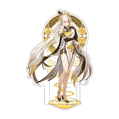 Genshin Impact - Liyue Tema Serie Karaktär Acryl Figur: Ningguang - 14 cm Sakami Merchandise