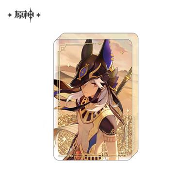 Genshin Impact - Akrylprydnad med Glitter / Quicksand-effekt - Cyno - 55x85mm Sakami Merchandise