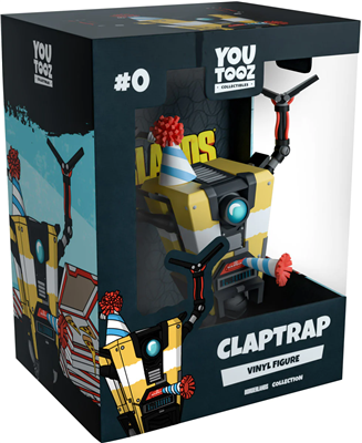 Youtooz: Border Lands - Claptrap Vinyl Figur Youtooz