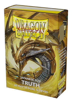 Dragon Shield Sleeves - Japansk storlek - Matt Dual - Truth (60 Sleeves) Arcane Tinmen
