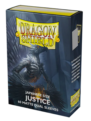 Dragon Shield Sleeves - Japansk Storlek - Matt Dual - Justice (60 Sleeves) Arcane Tinmen