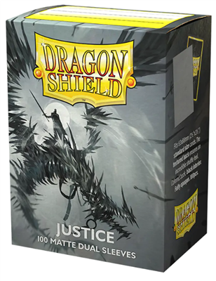 Dragon Shield - Matte Dual - Justice - Standard Size Sleeves (100 Sleeves) Arcane Tinmen