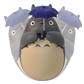 Stora Totoro Figur med Rund Botten och Blad Semic