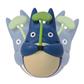 Rundbottnad Figur Mid Totoro med Blad - Min Granne Totoro Semic