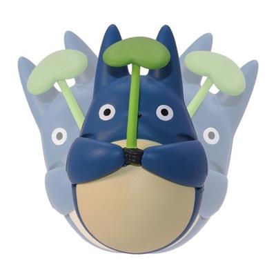 Rundbottnad Figur Mid Totoro med Blad - Min Granne Totoro Semic