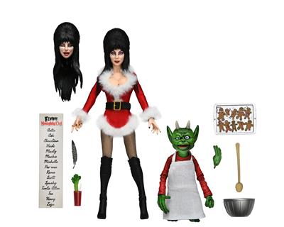 Elvira – 8” skala clothed figure – Very Scary Xmas Elvira