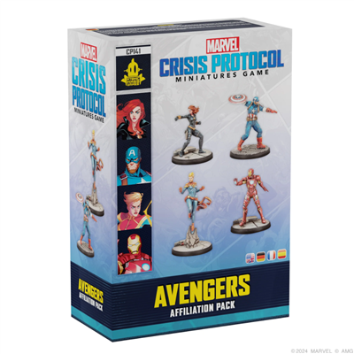 Marvel Crisis Protocol: Avengers Affiliation Pack - EN/FR/SP/DE Atomic Mass Games