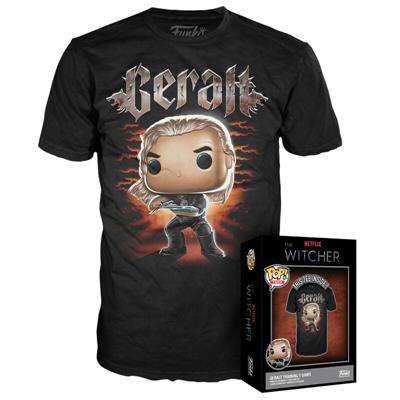 Funko POP Boxed Tee: Witcher - Geralt (EMEA) Funko