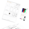 Acrylic Karaktärsblad för Dungeons and Dragons 5e Enhance Gaming