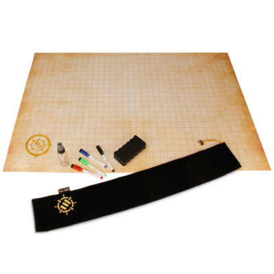 ENHANCE Tabletop RPG Grid Mat Campaign Kit Enhance Gaming