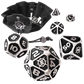 ENHANCE Tabletop RPGs 7pc Metal RPG Dice (Collector's Edition Black) Enhance Gaming