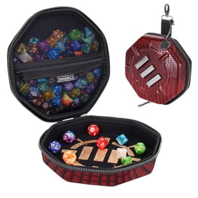 ENHANCE Tabletop RPGs Dice Tray & Case Collector's Edition (Röd) Enhance Gaming