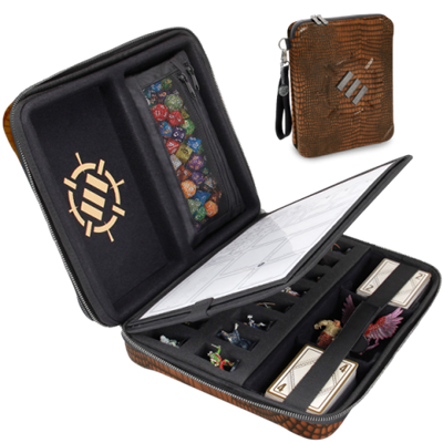 ENHANCE Tabletop RPGs RPG Organizer Case Collector's Edition (Brown) Enhance Gaming