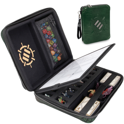 ENHANCE Tabletop RPG Organizer Case Collector's Edition (Green) Enhance Gaming
