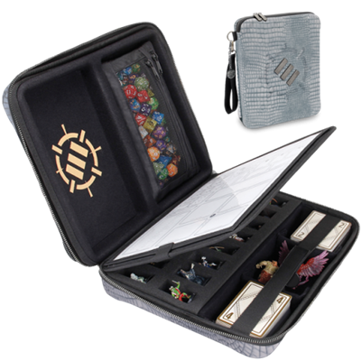 ENHANCE Tabletop RPGs RPG Organizer Case Collector's Edition (Silver) Enhance Gaming