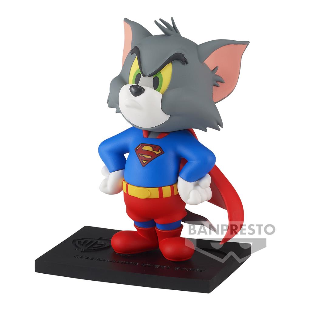 Tom and Jerry Figur Collection – Tom and Jerry som Superman – WB100th Anniversary Ver. Bandai
