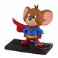Tom and Jerry Figur Samling – Tom and Jerry som Superman – WB100års Jubileum (B: Jerry) Bandai