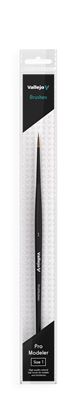 Vallejo Pro Modeler Natural Hair Round Brush No. 1 Vallejo