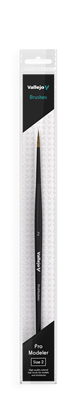 Vallejo Pro Modeler Natural Hair Round Brush No. 2 Vallejo