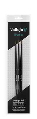 Vallejo Pro Modeler Brush Set - Natural Hair Vallejo