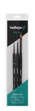 Vallejo - Precision Brush Set - Start Set Round & Flat Vallejo