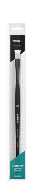 Vallejo Weathering Flat Synthetic Brush Large Vallejo