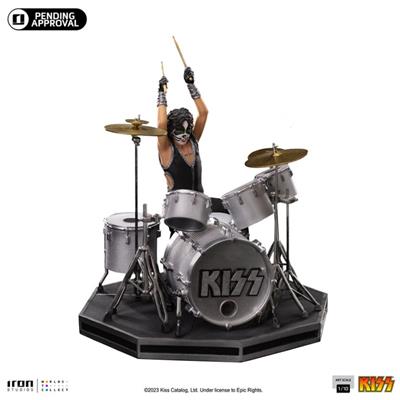 Kiss Peter Criss 1/10 Art Scale Figur Iron Studios & MiniCo