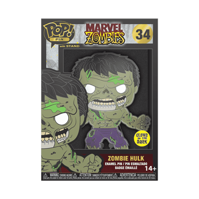 Funko POP Pin: Marvel - Zombie Hulk w/Ch (Glow) Funko