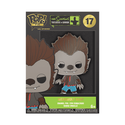 Funko POP Pins: Simpsons - Werewolf Bart w/ch (Glow) Funko