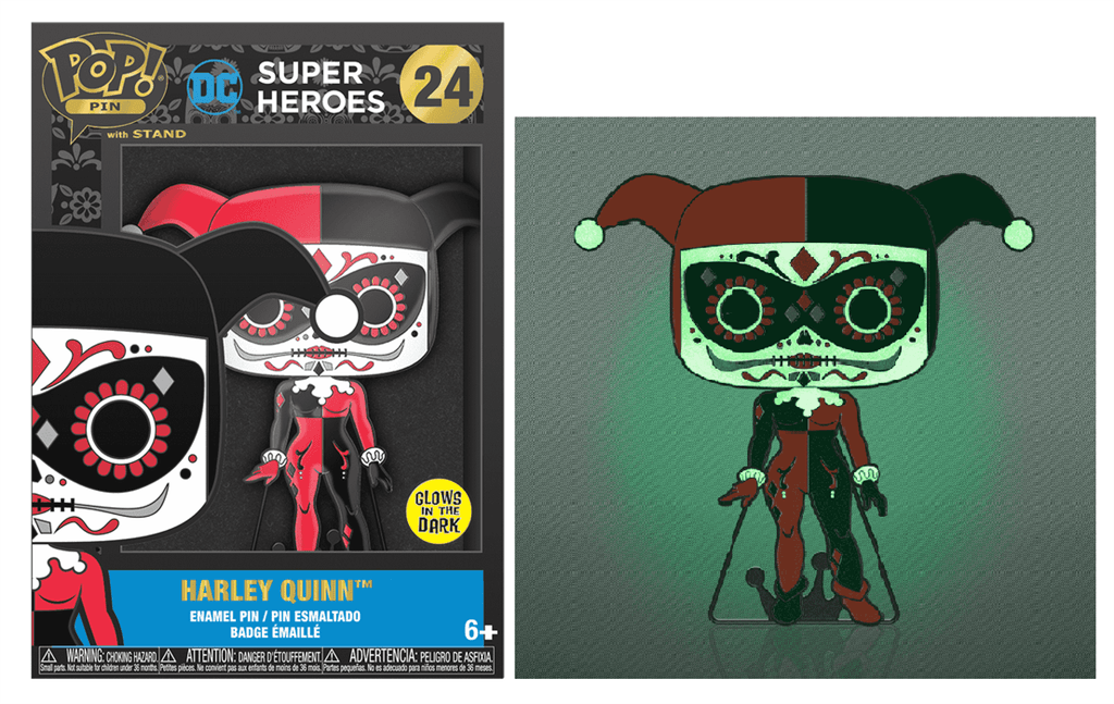 Funko POP Pins: Batman - Harley Quinn (Dia De Los DC) Funko