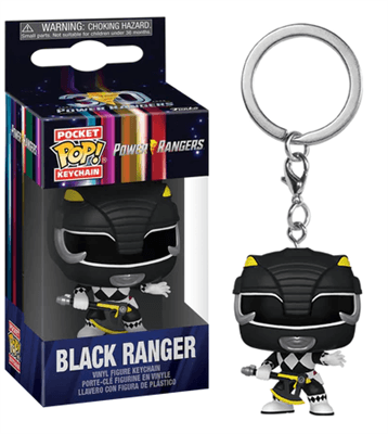 Funko POP Nyckelring: MMPR 30th - Svart Ranger Funko