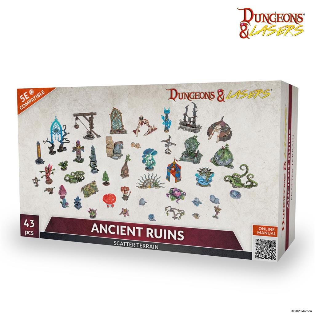 Dungeons & Lasers - Ancient Ruins Scatter Terrain - EN Archon Studio