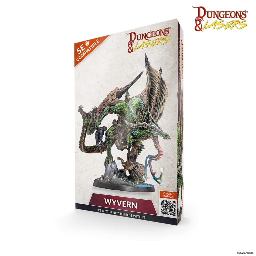 Dungeons & Lasers - Wyvern Figur Archon Studio