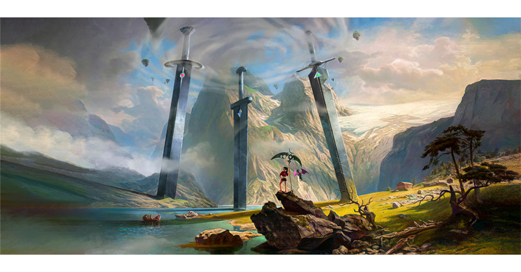 Kraken Wargames Gaming Mat - 3 Schwerter Kraken Wargames