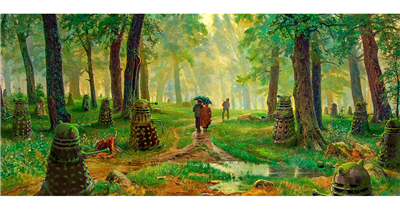 Kraken Wargames Spelmatta - Daleks Kraken Wargames