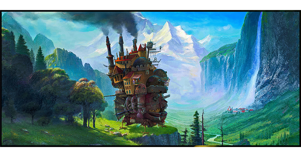 Kraken Wargames Gaming Mat - Wandering Castle Kraken Wargames