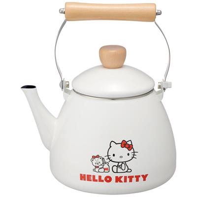 Enamel Tea Kettle Tiny Chum - Hello Kitty Semic