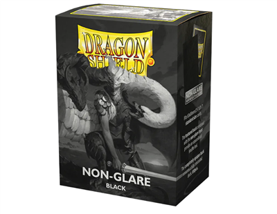 Dragon Shield Sleeves - Matte NonGlare Standard Size - Black V2 Arcane Tinmen