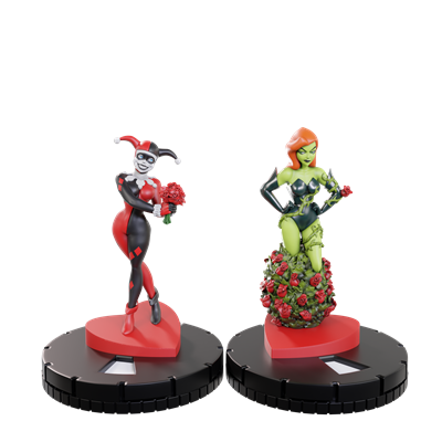 DC HeroClix Iconix: Harley Quinn Roses for Red Figurset WizKids/NECA